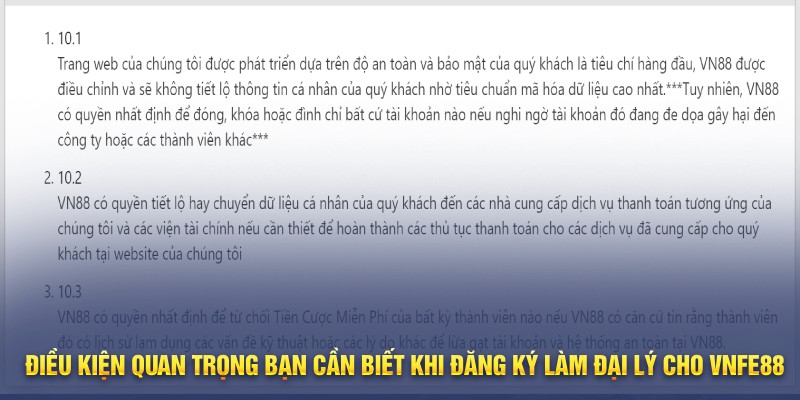 Điều kiện quan trọng bạn cần biết khi đăng ký làm đại lý cho FE88